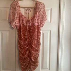 Free People floral dress size L